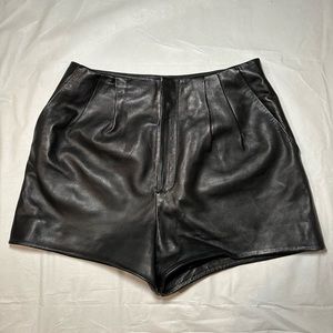 NBD The Blase Leather Shorts